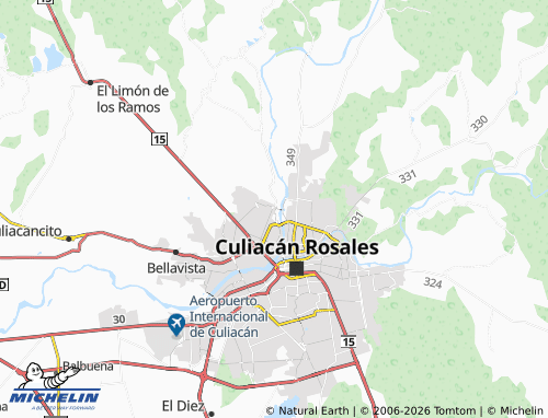 MICHELIN-Landkarte Cumbres de Santa Fe - ViaMichelin