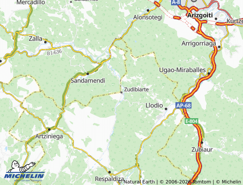 Mappa MICHELIN Zudibiarte - ViaMichelin