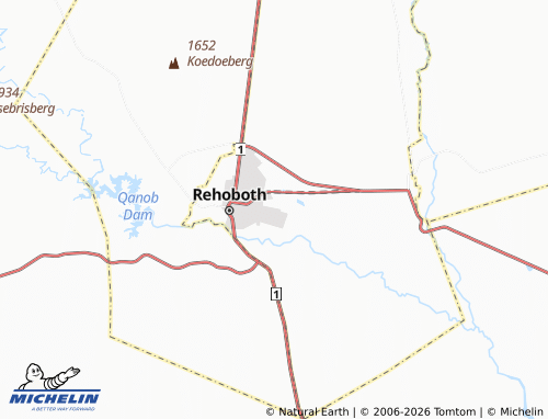 Mapa MICHELIN Rehoboth Block E Extension 6 - ViaMichelin