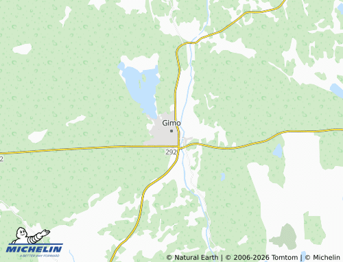 Mapa MICHELIN Gimo - ViaMichelin