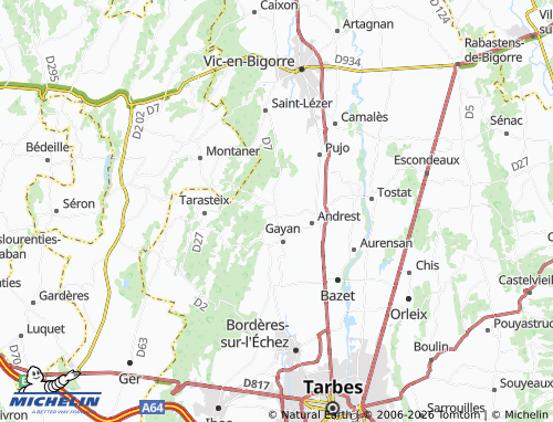 MICHELIN Siarrouy map - ViaMichelin