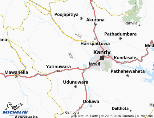 Mappa MICHELIN Karuwalawatta - ViaMichelin