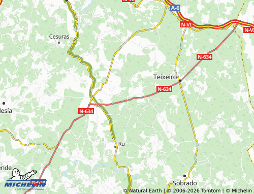 MICHELIN-Landkarte A Illana - ViaMichelin