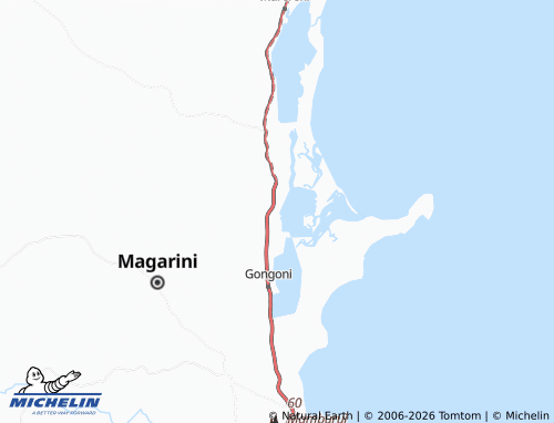 MICHELIN Ngomeni map - ViaMichelin