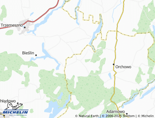 MICHELIN Słowikowo map - ViaMichelin