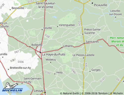 Mapa MICHELIN Lithaire - ViaMichelin