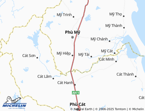 MICHELIN Mỹ Hiệp map - ViaMichelin