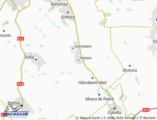 Mappa MICHELIN Petreni - ViaMichelin