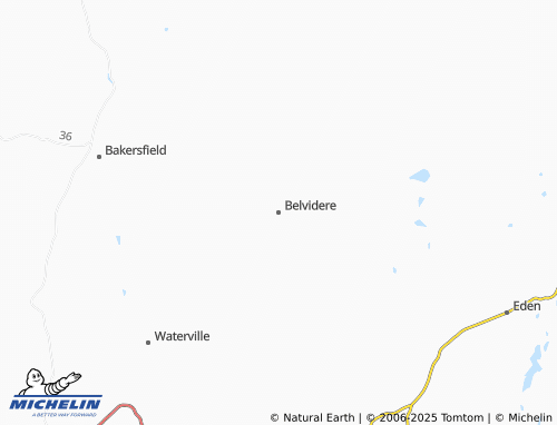 MICHELIN Belvidere map - ViaMichelin