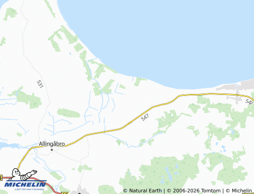 Mapa MICHELIN Hevringholm - ViaMichelin