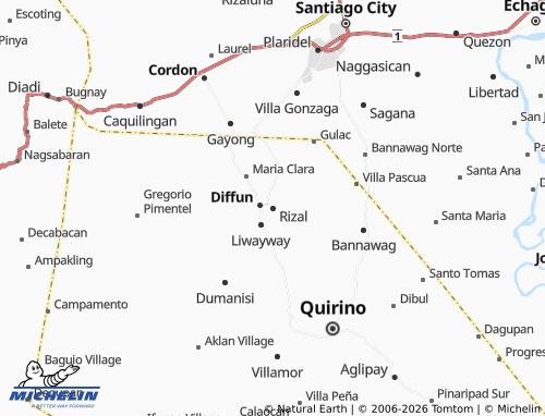 Mappa MICHELIN Rizal - ViaMichelin