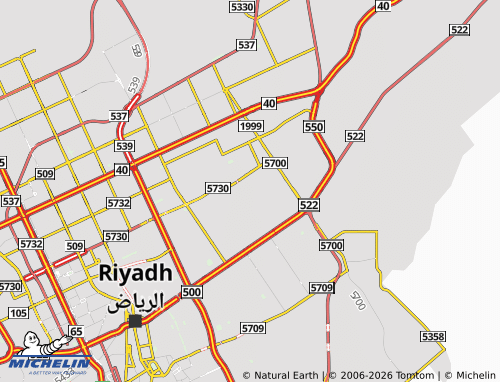 Carte MICHELIN al-Khaleej - ViaMichelin