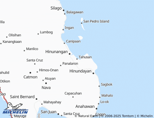 MICHELIN Tahusan map - ViaMichelin