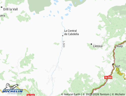 MICHELIN-Landkarte Aiguabella - ViaMichelin