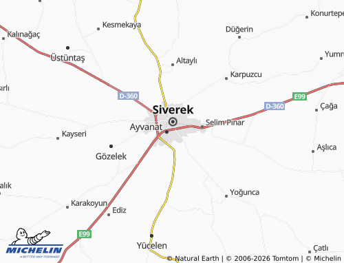 MICHELIN Şirinkuyu map - ViaMichelin