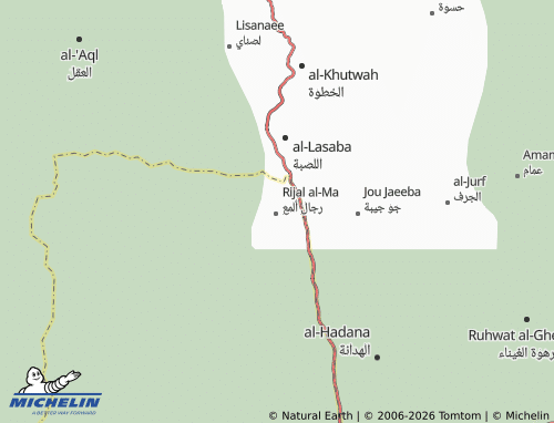MICHELIN-Landkarte al-Rawdah - ViaMichelin
