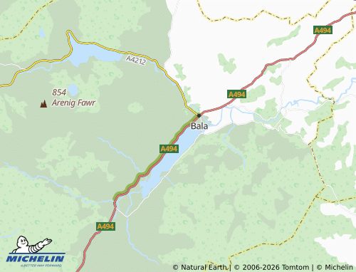Mappa MICHELIN Llanycil - ViaMichelin