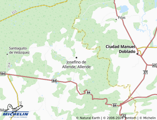 MICHELIN-Landkarte Santa Rosa de Lima - ViaMichelin