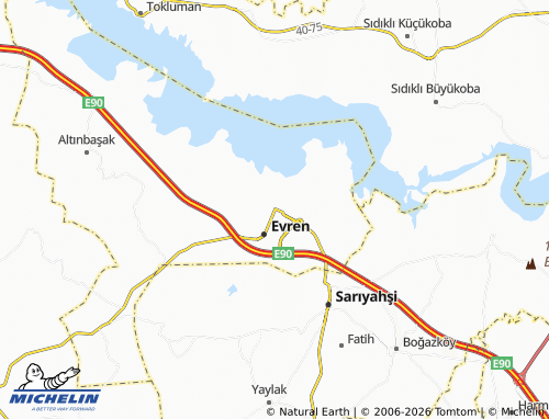 MICHELIN Modern map - ViaMichelin