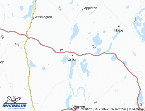 Mappa MICHELIN Union - ViaMichelin