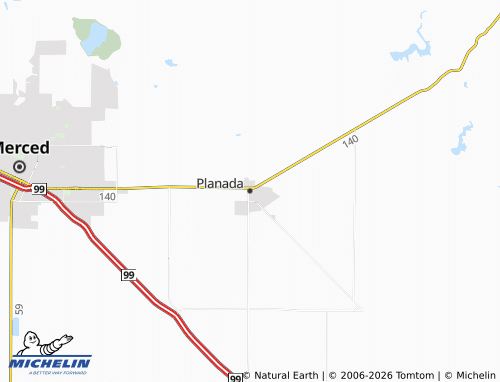 Mapa MICHELIN Planada - ViaMichelin