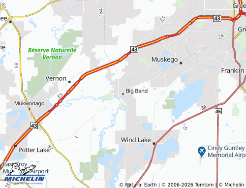 Mapa MICHELIN Big Bend - ViaMichelin
