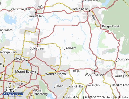 Mappa MICHELIN Gruyere - ViaMichelin