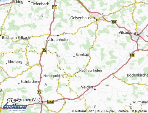 Mapa MICHELIN Baierbach - ViaMichelin