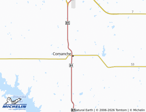 Mapa MICHELIN Comanche - ViaMichelin