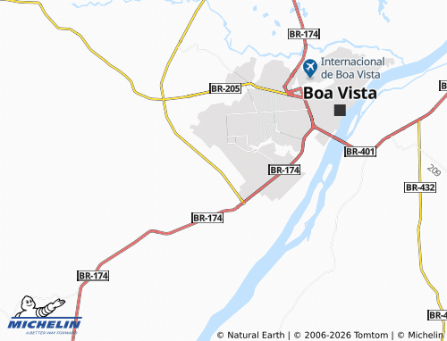 MICHELIN Doutor Airton Rocha map - ViaMichelin