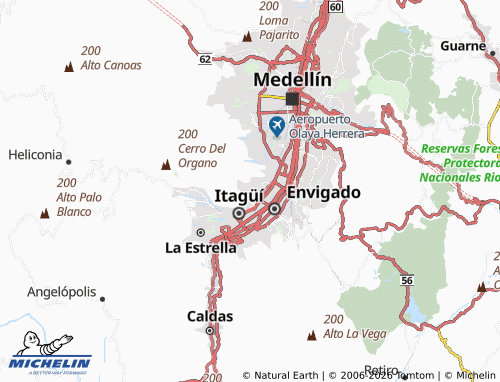MICHELIN El Progreso map - ViaMichelin