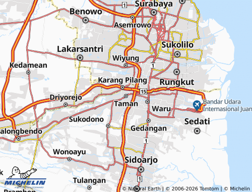 MICHELIN Taman map - ViaMichelin