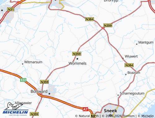 Carte MICHELIN Wommels - ViaMichelin