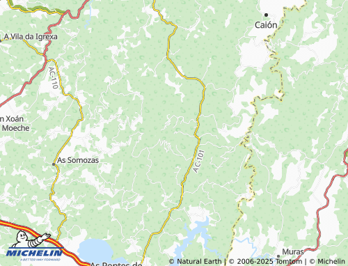 MICHELIN A Insua do Baio map - ViaMichelin