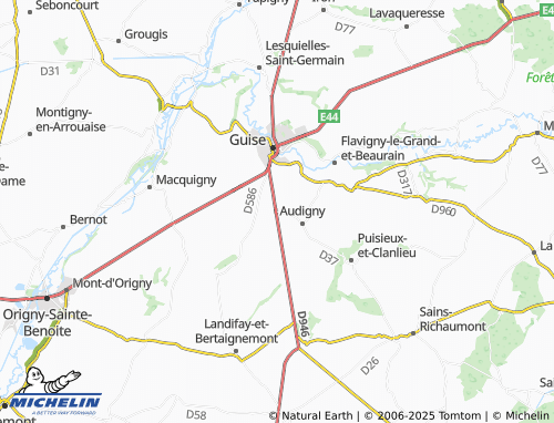 Carte MICHELIN La Désolation - ViaMichelin