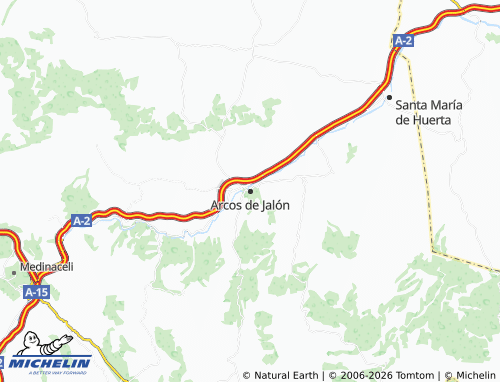 MICHELIN Arcos de Jalón map - ViaMichelin