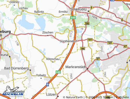 MICHELIN Rodden map - ViaMichelin