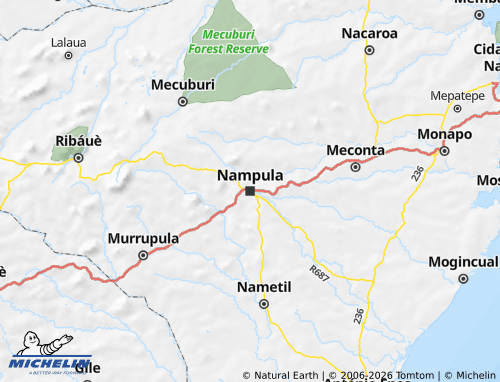 MICHELIN Cidade de Nampula map - ViaMichelin