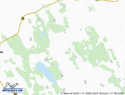 MICHELIN Kaude map - ViaMichelin