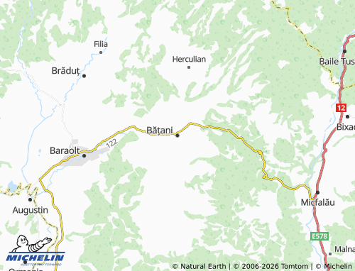Mapa MICHELIN Bățani - ViaMichelin