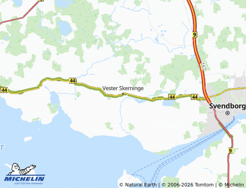 MICHELIN Vester Skerninge map - ViaMichelin