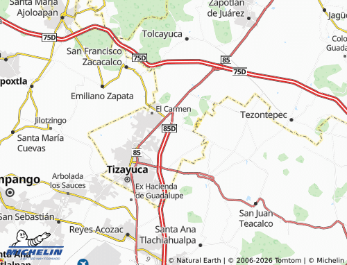 MICHELIN Rancho Don Antonio map - ViaMichelin
