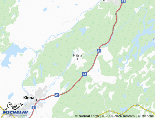 Carte MICHELIN Fritsla - ViaMichelin