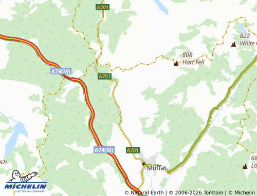 Mappa MICHELIN Ericstane - ViaMichelin