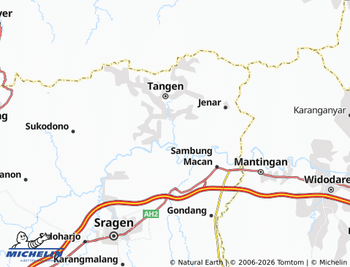 Carte MICHELIN Japoh - ViaMichelin