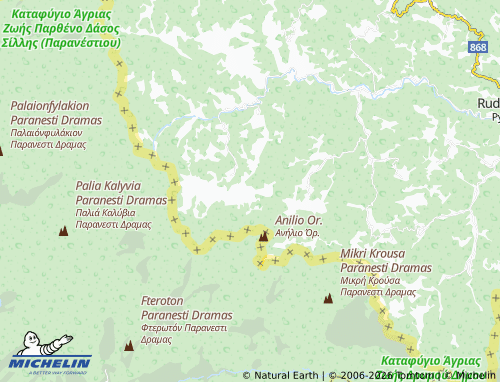 MICHELIN Gudevitsa map - ViaMichelin