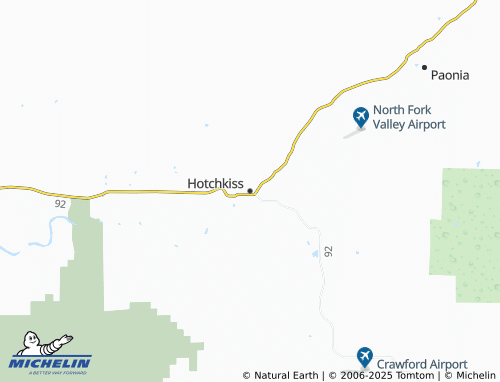 MICHELIN Hotchkiss map - ViaMichelin