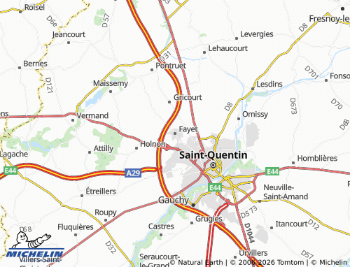 Mappa MICHELIN Fayet - ViaMichelin