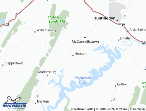 Mappa MICHELIN Hesston - ViaMichelin