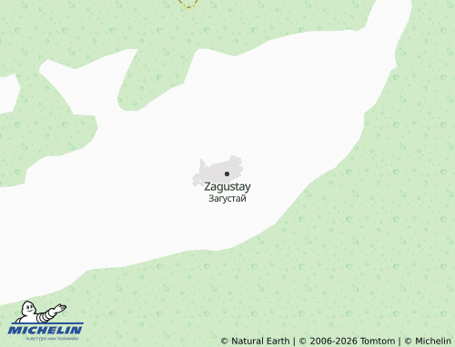 MICHELIN-Landkarte Zagustay - ViaMichelin